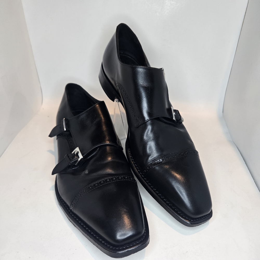 Antonio Maurizi Black Leather Men's Oxfords
